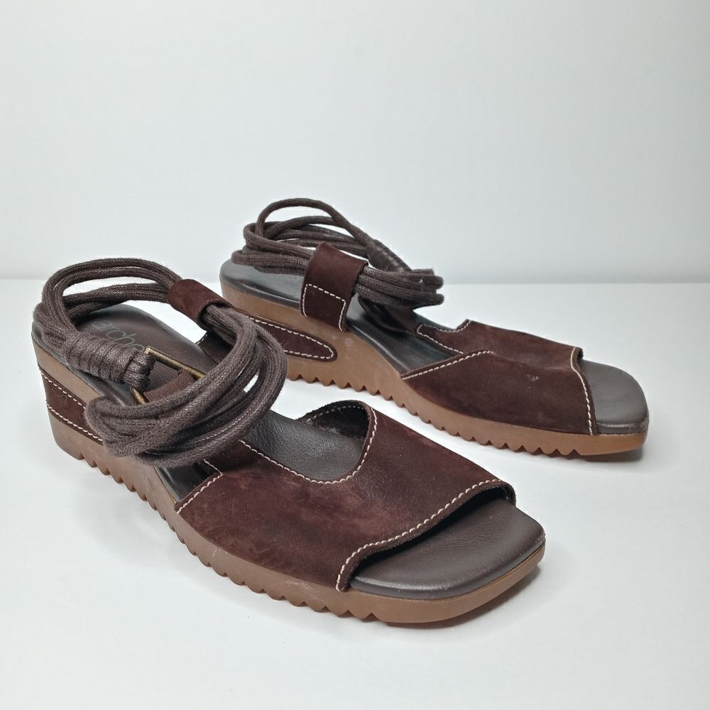 Arche brown leather sandals size 38